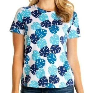 FRESH PRODUCE  Tropic Leaves Scoop Neck Tee